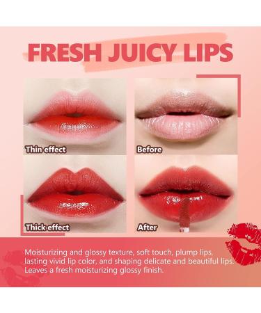 BEFIVECOK 6 Colors Lip Tint Stain Set - Natural Moisturizing Korean Lip Tint - High Pigment Waterproof Lip Gloss - Long-Lasting Non-Sticky Lipstick (Set B) - Buy Online on GoSupps.com