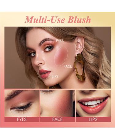 Soft Cream Liquid Blush - Weightless & Long Lasting Cheeks Lips Tint - Natural Matte Finish - Blendable Feel - 01 Bliss - Buy Online on GoSupps.com
