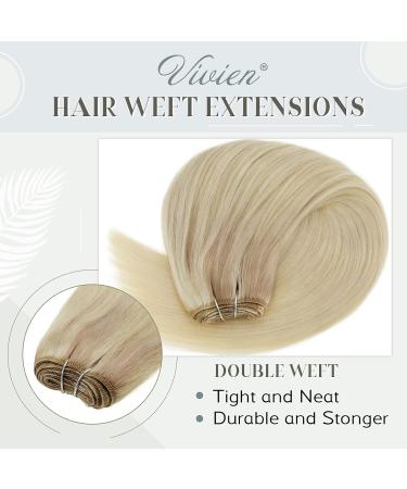 Vivien Extensions: Premium Real Hair Tress Balayage Ombre Extensions - Ash Blond to Medium Brown - 55cm 100g #18/26/60 - Buy Online on GoSupps.com