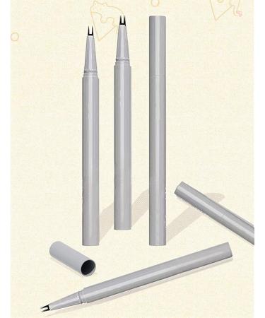 2pcs Double Tip Lower Eyelash Pencil and Eyelash Auxiliary Clip Set Waterproof Liquid Eyeliner Waterproof Liquid Eyeliner Pen Super Slim Eye Liner (Color : Brown+Brown) - Buy Online on GoSupps.com