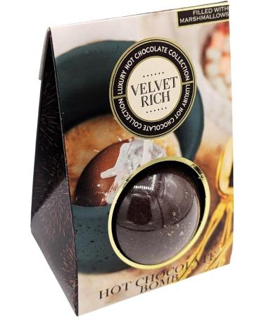 Hot Chocolate Gift Set - Hot Chocolate Bomb - Hot Cocoa Bomb - Milk Chocolate Bomb With Mini Marshmallows - Pack Of 2 (Hot Chocolate) (Velvet Rich) - Buy Online on GoSupps.com