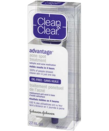 Clean & Clear Advantage Acne Spot Treatment With Salicylic Acid Acne Medication 22 mL Acne Treatment - Buy Online on GoSupps.com