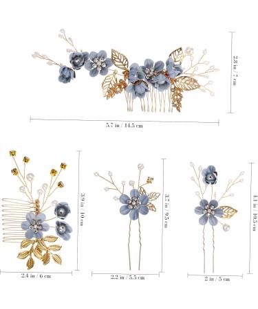 MAGICLULU 10 Sets Hairpin Rhinestone Barrettes Bride Headpiece Hair Fork Womens Hair Clips Bridal Hair Clips Headpiece for Bride Hair Pins Zinc Alloy Bridesmaid Rhinestones Comb - Buy Online on GoSupps.com