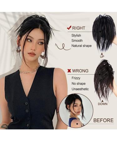 PORSMEER Claw Clip Ponytail Hair Extension - Dark Brown 10 Inch - Buy Online on GoSupps.com