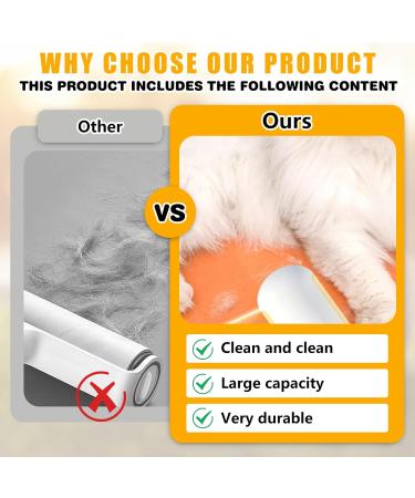 Reusable Lint Roller for Pet Hair - 2 Pack | Effective Animal Hair Remover for Cats & Dogs | Ideal for Carpet & Sofa - Buy Online on GoSupps.com