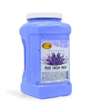 SPA REDI - Body and Foot Cream Mask  Lavender and Wildflower  128 Oz - Pedicure Massage for Tired Feet and Body  Hydrating  Fresh Skin - Infused with Hyaluronic Acid  Amino Acids  Panthenol