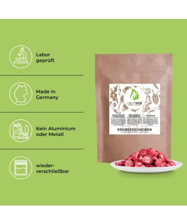  GREAT VITA GreatVita - Dried Strawberries - 1250g - Freeze-dried strawberry slices - Premium quality - No added sugar - 100% whole fruit - Buy Online on GoSupps.com