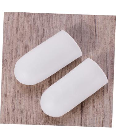 White Gel Toe Protectors - Pair of Eversion Shoe Caps for Blisters & Foot Protection - Buy Online on GoSupps.com