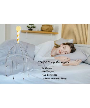 2-Pack Bear Claw Black Telescopic Back Scratcher & Head Massager Scalp Scratcher (Gold) - Handheld Massage Tingler for Head & Body Relaxation - Buy Online on GoSupps.com