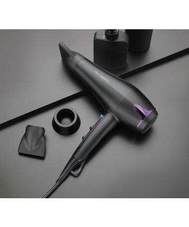 Diva Pro Styling Prima 3000 Pro Dryer - 2200W Ionic Hairdryer Purple Black with Highlights - Professional Salon Quality - Buy Online on GoSupps.com