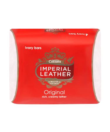 Imperial Leather Bar Soap Original Classic Cleansing Bar Gentle Skin Care Bulk Buy Pack of 8 x 4 bars (total 32 bars) Original 400 g (Pack of 8)