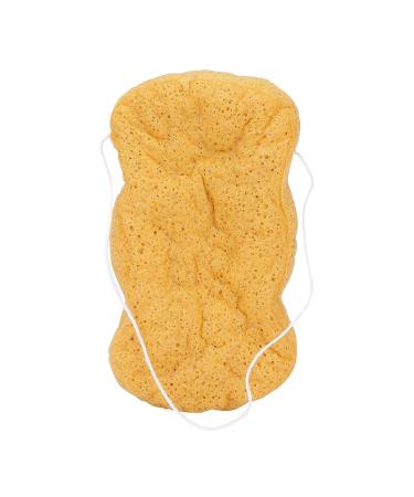 Eco-Friendly Facial Sponge | Plant Fiber Cleansing Puff for Beauty & Bath | Long Waves Ginger Pattern - Buy Online on GoSupps.com