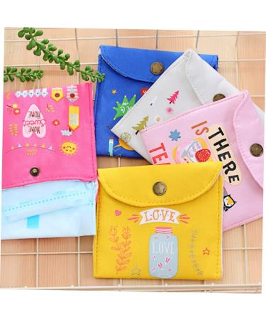 Buy Cabilock Children's Wallet - Cute Multifunctional Coin & Menstrual Pad Storage 2-Pack 13.3x12.7cm Blue & Yellow - Shop Internationally! - Buy Online on GoSupps.com