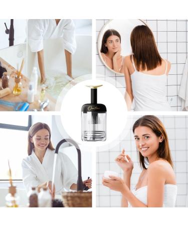 Vuggdt Cleanser Foamer Transparent Automatic Rebound Skincare Foam Maker - Portable Facial Cleansing Tools Deep Cleansing Detachable Fine Foam Black - Buy Online on GoSupps.com