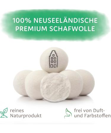 50% Off Lilo 6 Set Dryer Balls - 100% New Zealand Wool - Premium High-Density for All Fabrics - Eco-Friendly Laundry Solution - Buy Online on GoSupps.com
