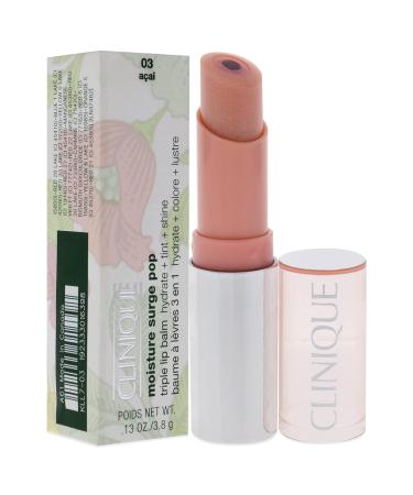 Clinique Moisture Surge Pop Triple Lip Balm - 03 Acai 0.13 oz Women Lip Balm - Pack of 1 - Buy Online on GoSupps.com