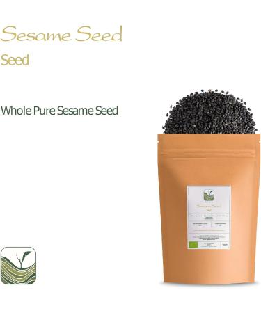 Whole Black Sesame Seed Organic - Brown Sesame Seed Raw Quality - Buy Online on GoSupps.com