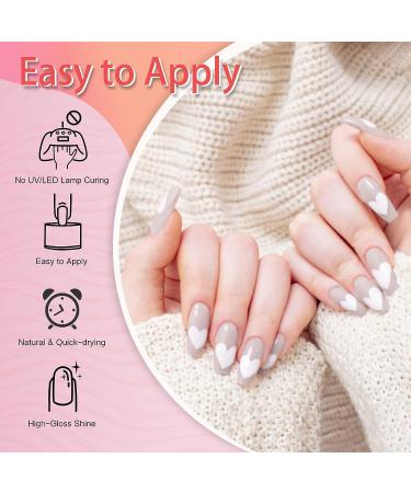 Wakaniya Dip Powder Nail Kit - 8 Colors Red Grey Dipping Set with Base, Top Coat, Activator, Brush - French Nails Art Manicure Kit for Women - Buy Online on GoSupps.com