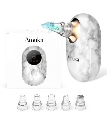 Amuka Blackhead Remover Tool - Exfoliating Crystals with Vacuum Suction for Fresh, Flawless Skin - Rechargeable Extractor - Buy Online on GoSupps.com