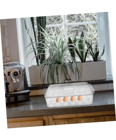 Zerodeko 1pc Egg Storage Box Refrigerator Fridge Organiser Boxes Food Storage Case Drawer re-usable 32.5x22.5cm Assorted Color - Buy Online on GoSupps.com