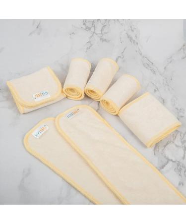 ALVABABY 12PCS Newborn Cloth Diaper Insert - 3-Layer Bamboo Inserts (Pack of 12) - Buy Online on GoSupps.com