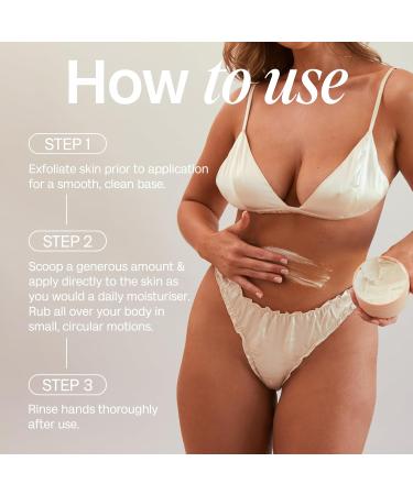 Bali Body Gradual Tanning Butter | Self Tanner Body Butter for a Natural Streak-Free Self Tan | Buildable Glow | Sunless Tanner Cruelty-Free Non-Toxic (200 ml/6.76 fl oz) - Buy Online on GoSupps.com