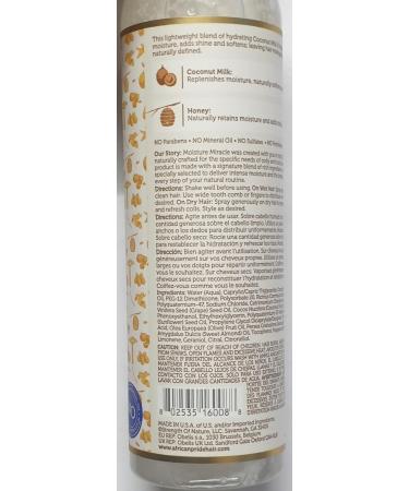 African Pride Moitions Miracle Leave in Conditioner Leavein Cream and Miracle 5 Essentil oils for hair to strengthen and protect SET Coconut oil Honey Cocchars Coconut oil and Melk - Buy Online on GoSupps.com