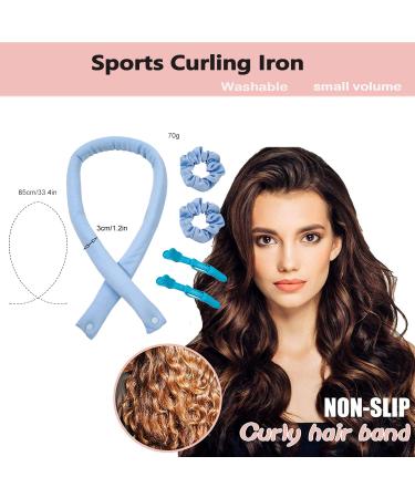 Heatless Curls Band - DIY Silk Hair Curlers Kit for Long Hair | No Heat Overnight Wave Formers - Buy Online on GoSupps.com