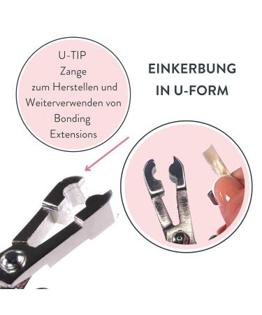Buy Hair2Heart Bonding Pliers - Professional Extension Tongs for Keratin Hair Extensions | Bonding Extensions U-Tip Zonge - International Shipping - Buy Online on GoSupps.com