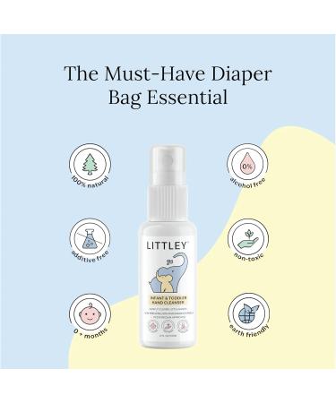 Think Smarter Products Littley Infant & Toddler Hand Cleanser with Hypochlorous Acid Gently Cleans Dirt & Germs Non-Toxic & Alcohol-Free Safe for Sensitive Skin 2oz Travel-Size Spray Bottle - Buy Online on GoSupps.com