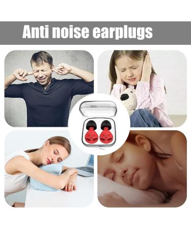 Fovolat Ear Plugs for Sleeping Skull Design Ear Plugs for Concentration Silicone Ear Plugs Soft Hearing Protection Ear Plugs for Travel Work Red - Buy Online on GoSupps.com