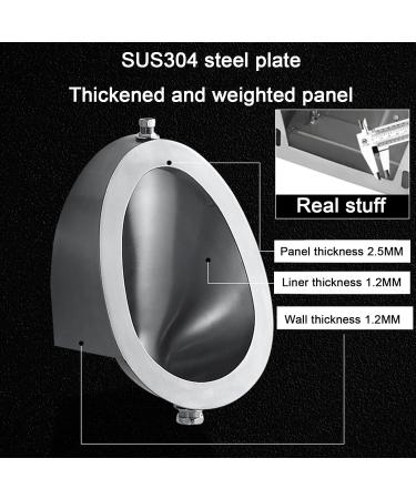 Household Products Wall-Mounted Male Urinal Induction Drainage Public Toilet Urinal Commercial Bathroom Urinal Funnel Toilet Used in Homes Hotels Schools and Public B - Buy Online on GoSupps.com
