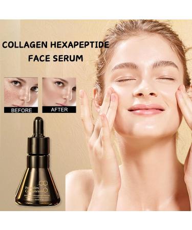 IZBEAUVO Peptide Serum Collagen Peptide Face Serum Dark Spot Remover for Face Anti Aging and Anti Wrinkle Hydrating Serum Skin Brightening Serum Correcting Melanin Repairs Skin Serums 30ml - Buy Online on GoSupps.com