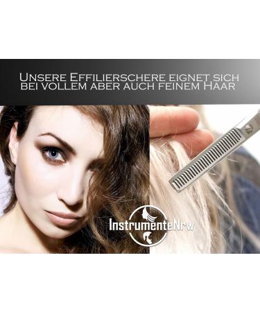 Effy Hair Cutting Scissors - Solingen Haircore 15.24 cm Thinning Shears | Made in Germany High-Quality Stainless Steel - Buy Online on GoSupps.com