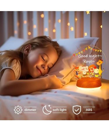 Thlevel Personalized Night Light - 3 Light Modes Bedside Lamp for Kids | Unique Gift for Children's Room & Bedroom - Buy Online on GoSupps.com
