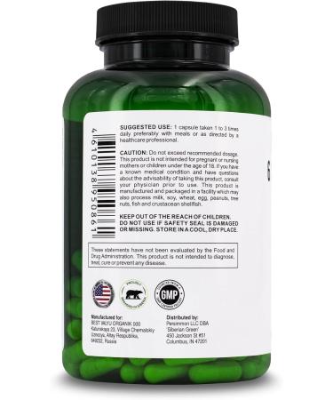 Siberian Green 6 Super Probiotics 120 Capsules - Traditional Formula Rich with Bifido & Lacto Acidophilus to Soothe Digestion Restore Normal Flora - Buy Online on GoSupps.com