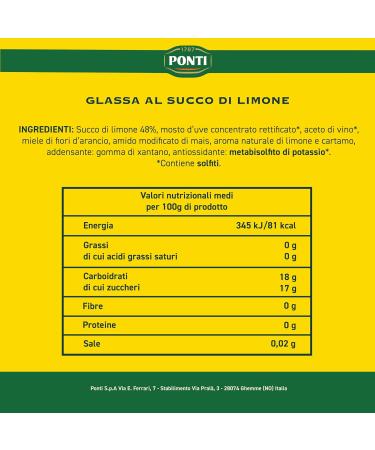 Ponti Cr me with citron juice 1er Pack (1 x 220 g) - Buy Online on GoSupps.com
