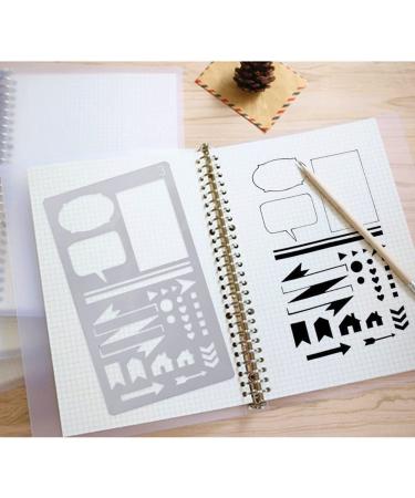 30 PCS Planner Stencils for Bullet Journal, Scrapbooking, Drawing - 4x7 Inch Diary Template - Buy Online on GoSupps.com