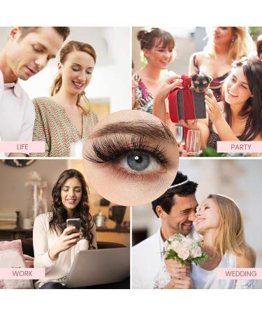 DONGDASHUAI Reusable Self-Adhesive Eyelashes - No Liner or Glue Needed, 2 Pairs - Natural Look, Easy Application - Buy Online on GoSupps.com