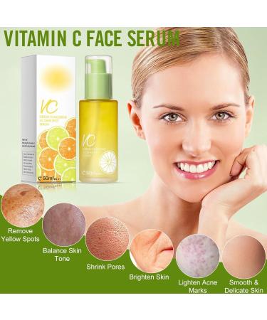 Green Tangerine Vitamin C Serum Vitamin C Serum for Face Moisturizing Vitamin C Dark Spot Serum with Niacinamide Arbutin Evening Skin Tone Reducing Wrinkle Face Serum 50ml - Buy Online on GoSupps.com