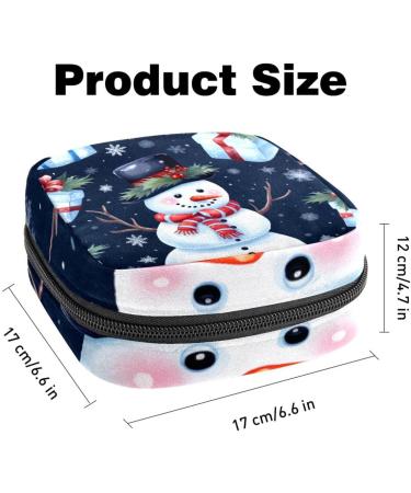 Muoooum Women s Storage Bags & Menstrual Cup - Portable Bandages for Teens & Girls | Christmas Forest Design - Buy Online on GoSupps.com