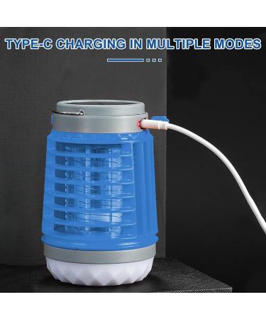 Electric Fly Killer Mosquito Lamp Mosquito Zapper Mosquito Killer Light Illumination Camping No Noise Indoor Outdoor(Color:Blue) - Buy Online on GoSupps.com