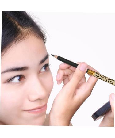 DOITOOL 2pcs Eyeliner Pencil Eyebrow Pencil Brush) Makeup Eyebrow Pencils Palette Women's Matte Powder Puff 1 count (Pack of 1) Black - Buy Online on GoSupps.com