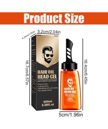 Men's Hair Styling Gel 2 in 1 with Comb Men's Hair Styling Gel Hair Styling Gel with Comb Hair Styling Gel with Comb Hair Styling Gel with Comb for Men Long Lasting Quick Building 100ml - Buy Online on GoSupps.com