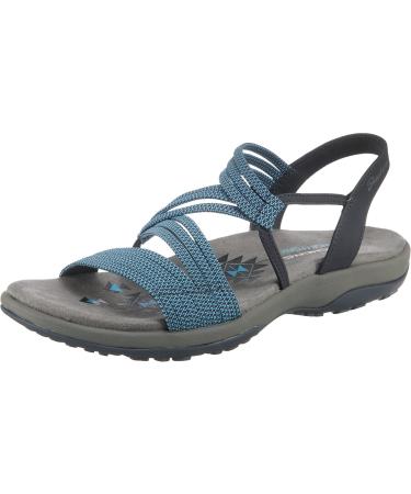 Skechers Women's Reggae Slim-Skech Appeal-Z-Gore Slingback Sandal 39 EU Navy Gore