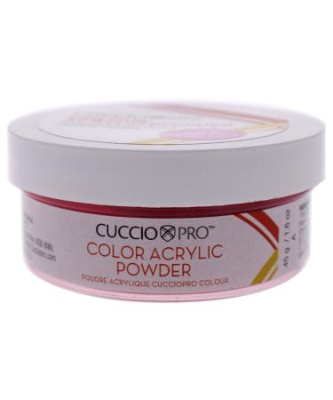 Cuccio Pro - Color Acrylic Powder - Fruit Punch Red - for Women - Acrylic Powder - 1.6 oz