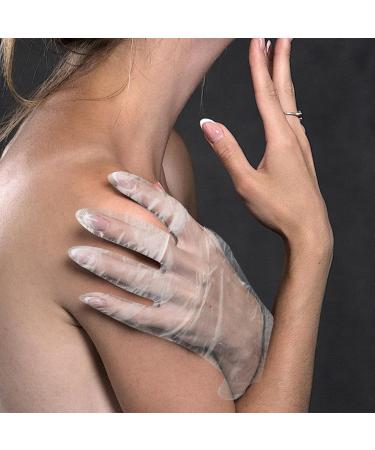 POPETPOP Gloves and Foot Covers Set 100 Booties 100 Gloves with 200 Adhesive Stickers for Foot Pedicure Hot Spa Wax Treatment - Buy Online on GoSupps.com
