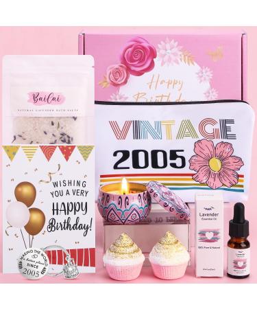 Bath Sets 19th Birthday Pamper Gifts for Girl Personalised Skin Care 2005 Birthday Hampers for Her Unique Happy 19th Birthday Presents Ideas for 19 Year Old Girls Daughter Best Friend Niece Her