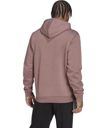 adidas Men's Essentials Fleece Hoodie - Small Wonder Oxide/Black - Buy Online on GoSupps.com