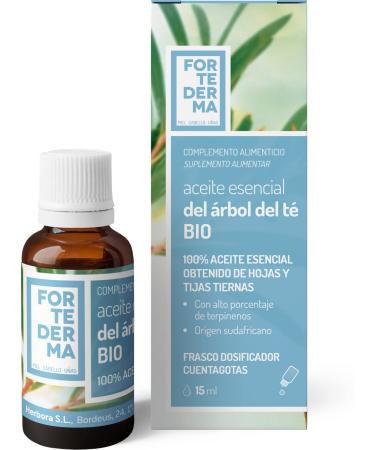 Fortederma organic tea tree essential oil 15 ml of oil